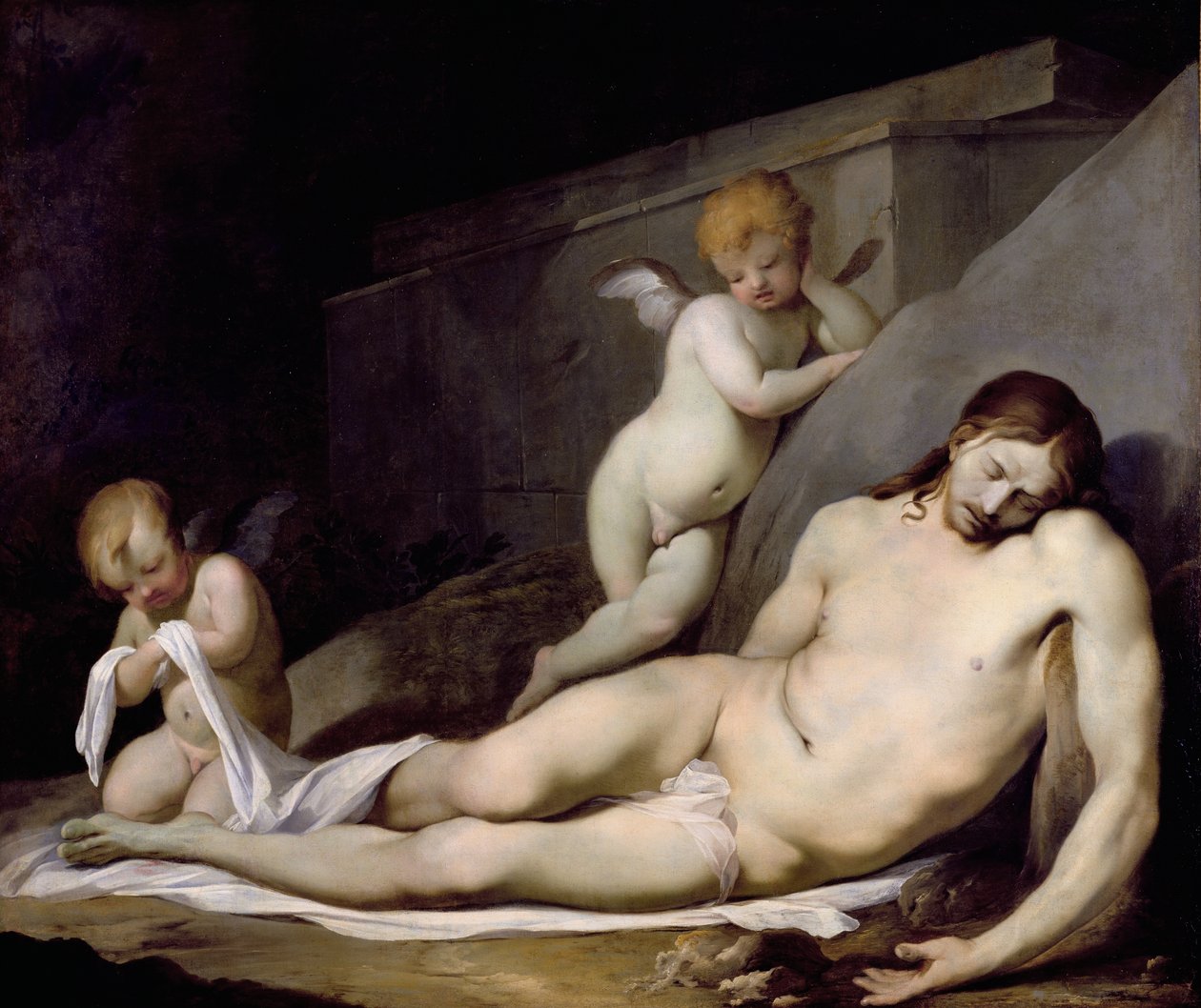 Cristo morto (óleo sobre tela) de Lubin Baugin