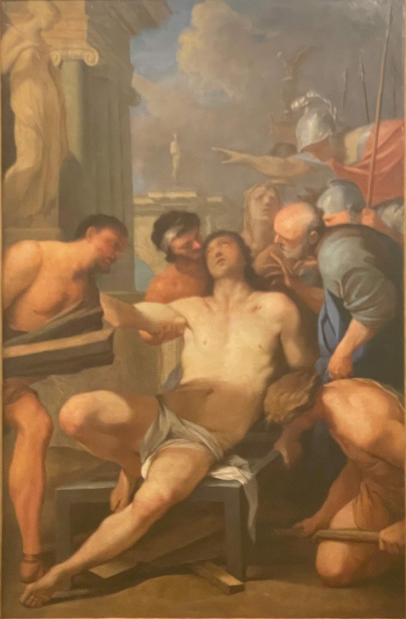 Francês: Le Martyre de saint Laurent de Lubin Baugin