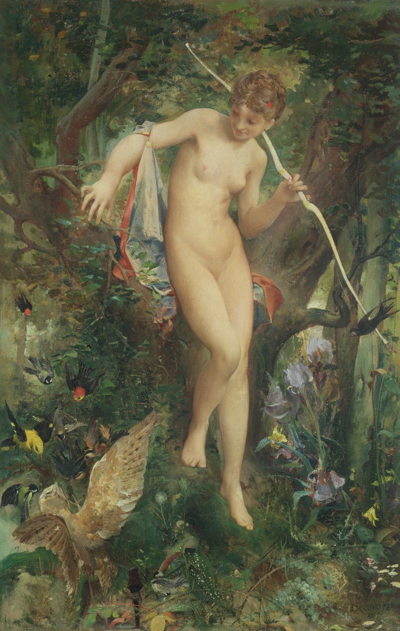 Diana, 1878 de Luc Oliver Merson
