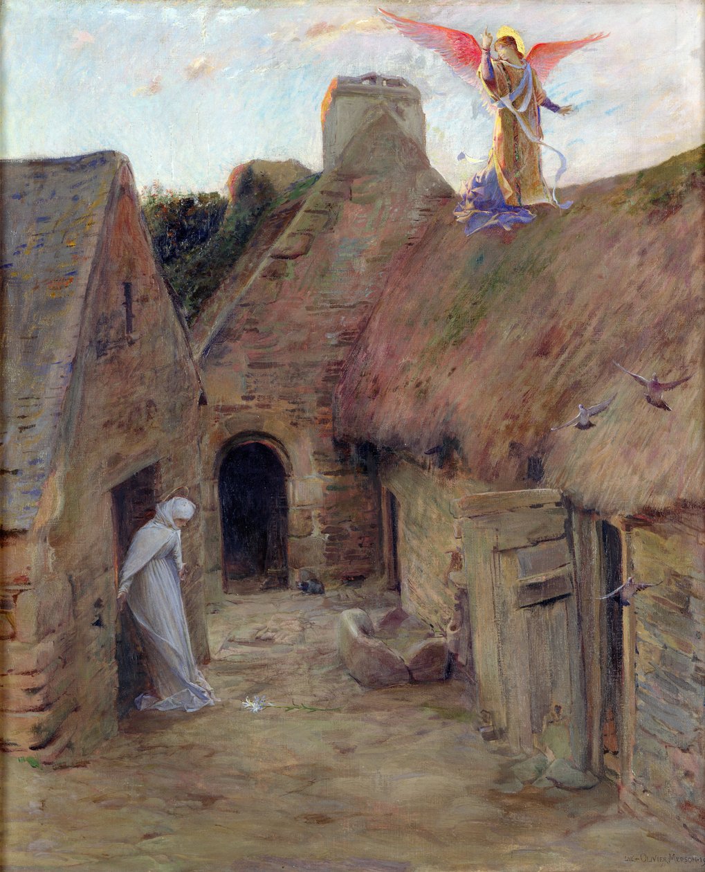 A Anunciação, 1908 de Luc Oliver Merson