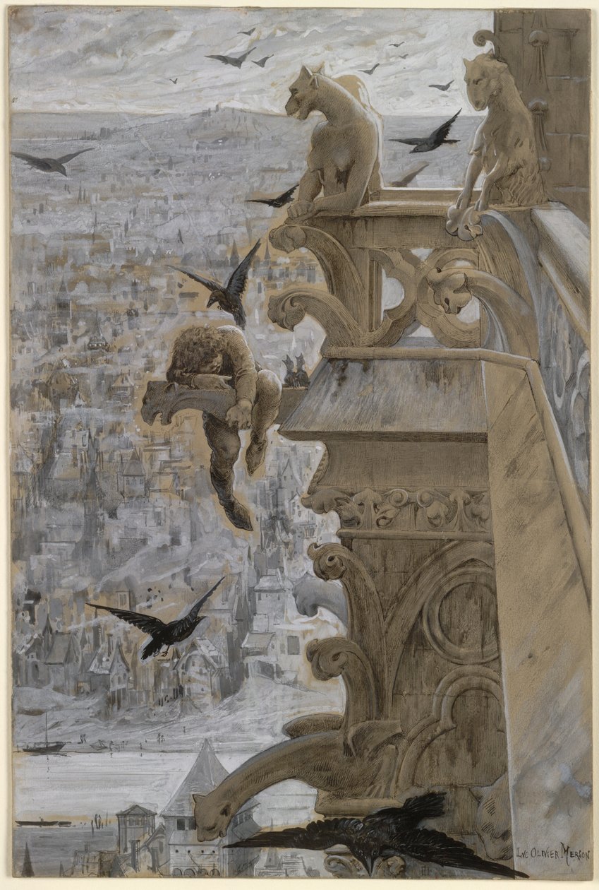 Notre Dame de Paris, c. 1881. de Luc Olivier Merson