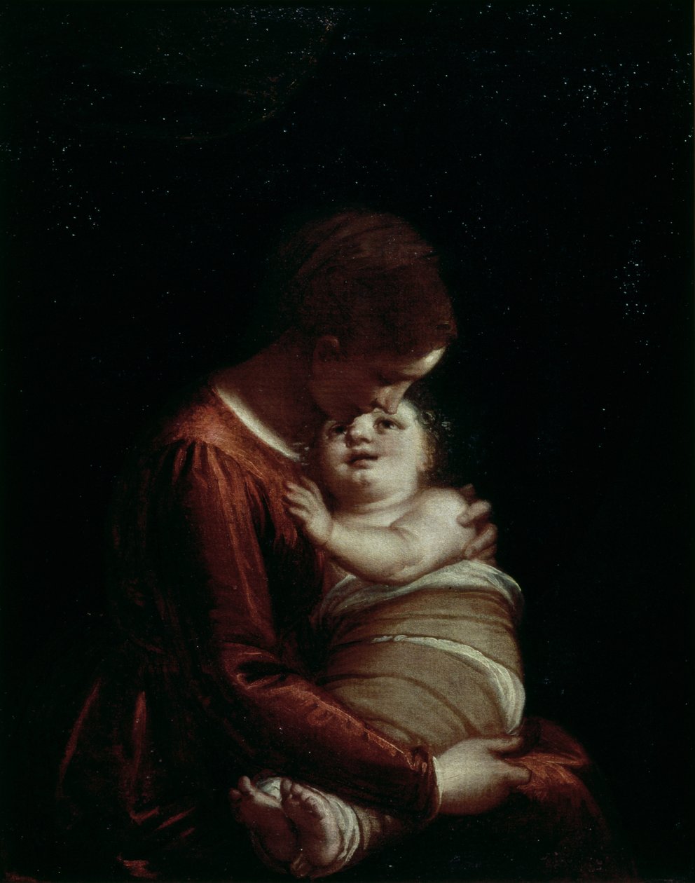 Madonna e criança, c.1570 de Luca Cambiaso