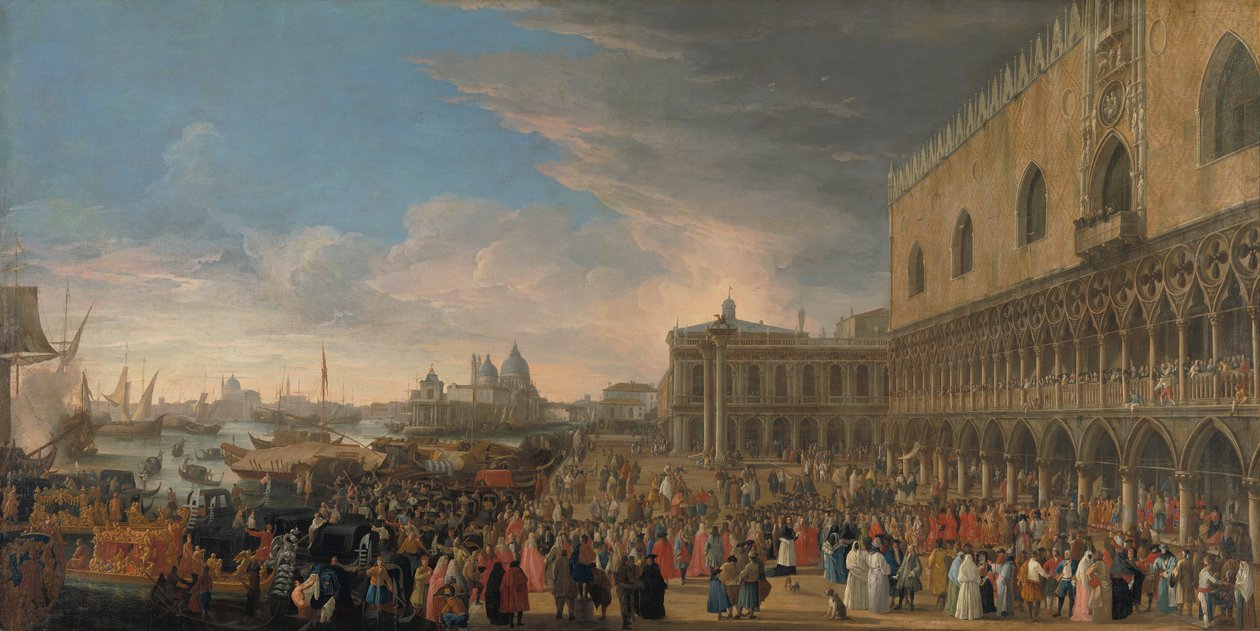 A entrada do embaixador francês em Veneza em 1706 de Luca Carlevarijs