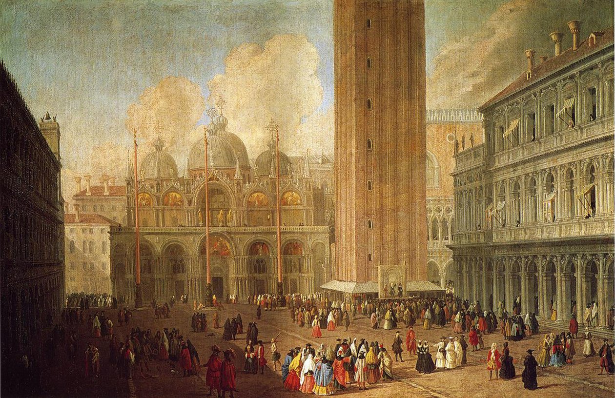Piazza San Marco, Veneza, c.1722 de Luca Carlevaris
