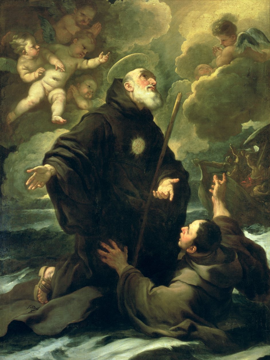 São Francisco de Paola, 1416-1507) de Luca Giordano