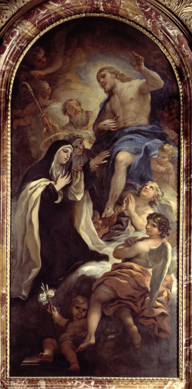 Santa Maria Madalena de Pazzi (1566-1607) de Luca Giordano