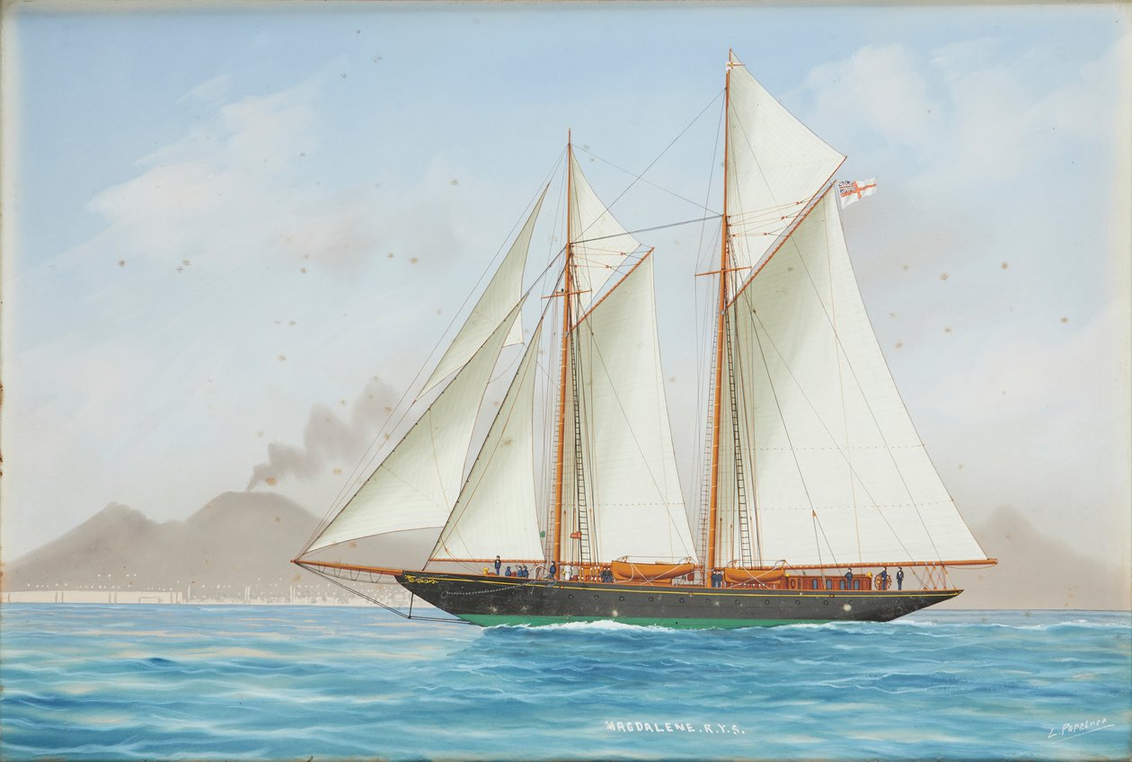 Magdalene R.Y.S Off Naples (gouache) de Luca Papaluca