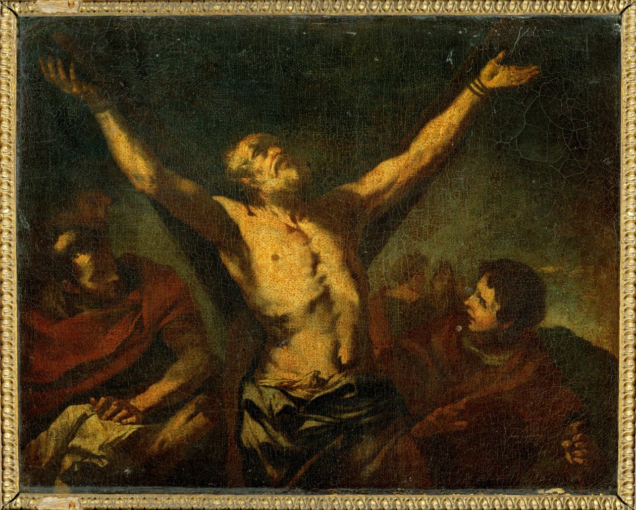 La martyr de Saint Andre - O martírio de Santo André, apóstolo ... de Luca (circle of) Giordano