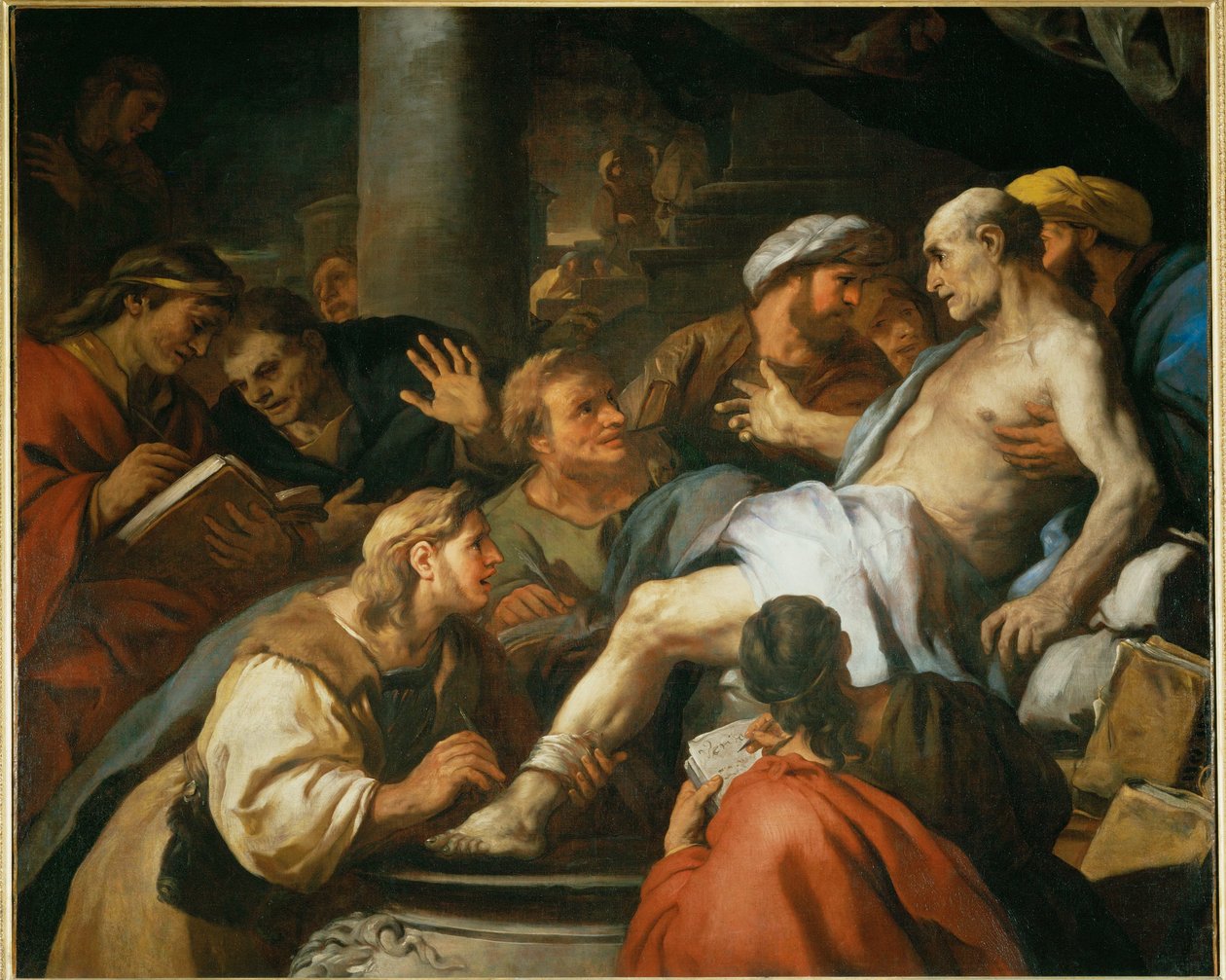 La mort de Seneque - A morte de Séneca ... de Luca (circle of) Giordano