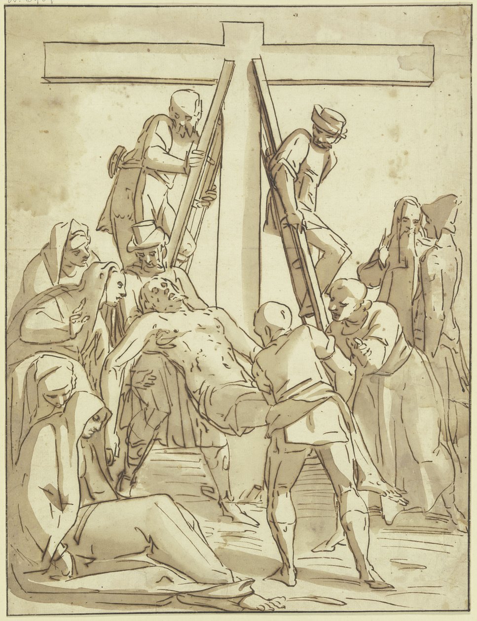 Descida da cruz de Luca Cambiaso