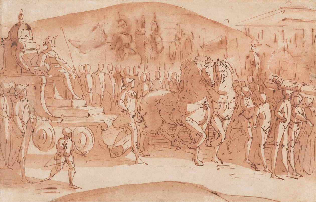 Procissão fúnebre de Luca Cambiaso