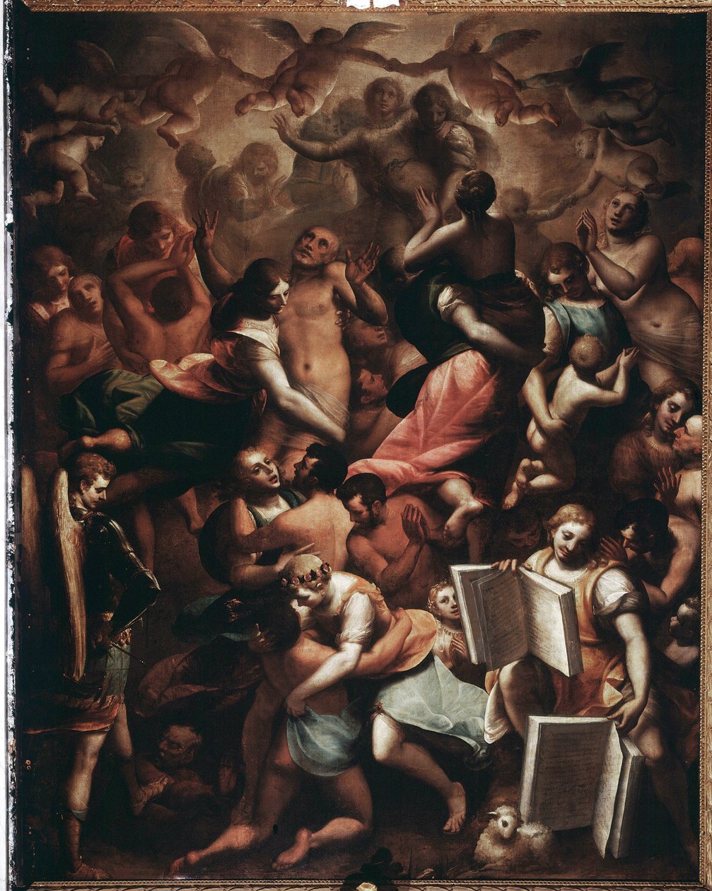 Juízo Final, o Blesssed (pintura de Luca Cambiaso