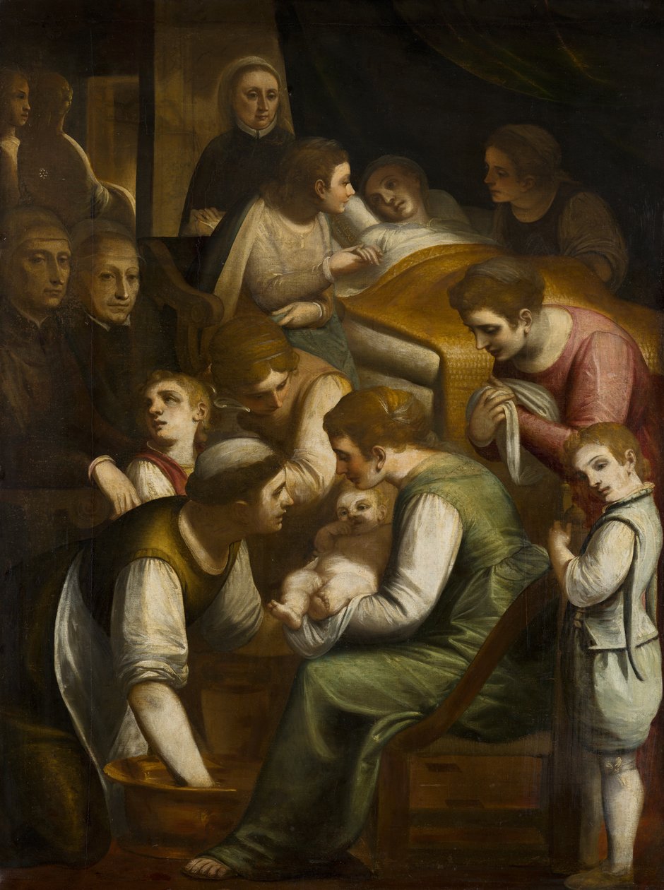 O nascimento de Maria de Luca Cambiaso