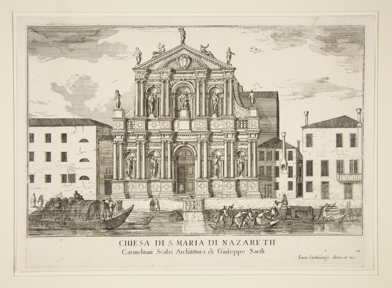Igreja de Santa Maria di Nazareth de de Luca Carlevarijs