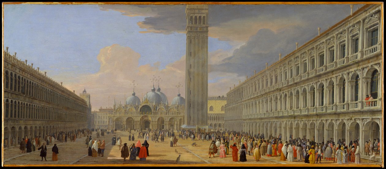 Piazza San Marco, Veneza de Luca Carlevarijs