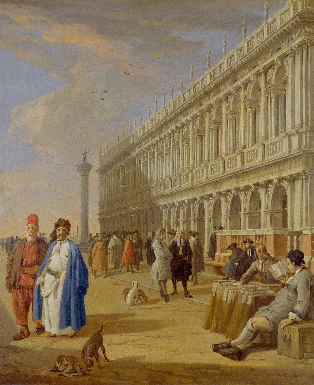 A Piazzetta, Veneza, 1720-1729 de Luca Carlevarijs