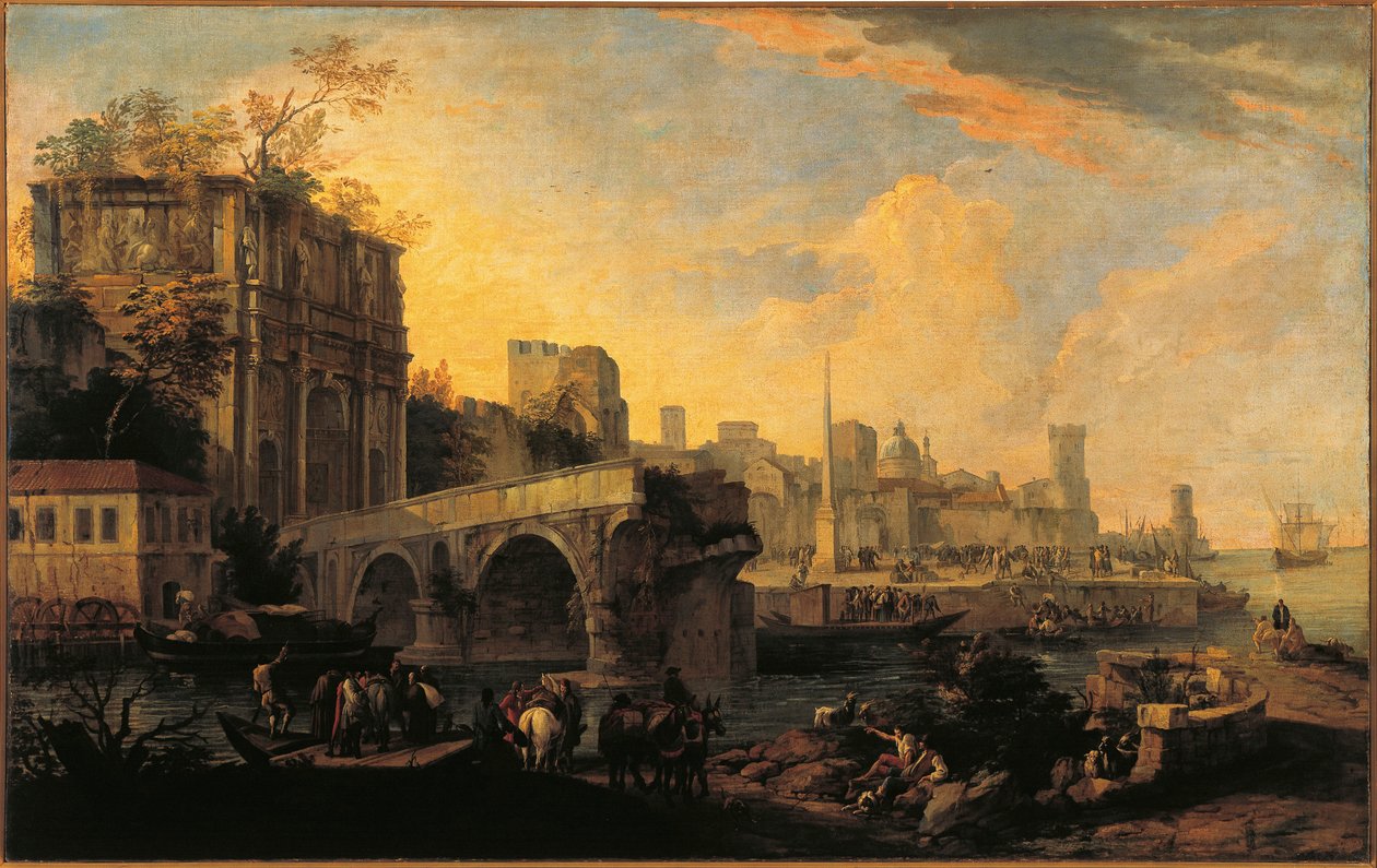 Porto da Dalmácia de Luca Carlevaris