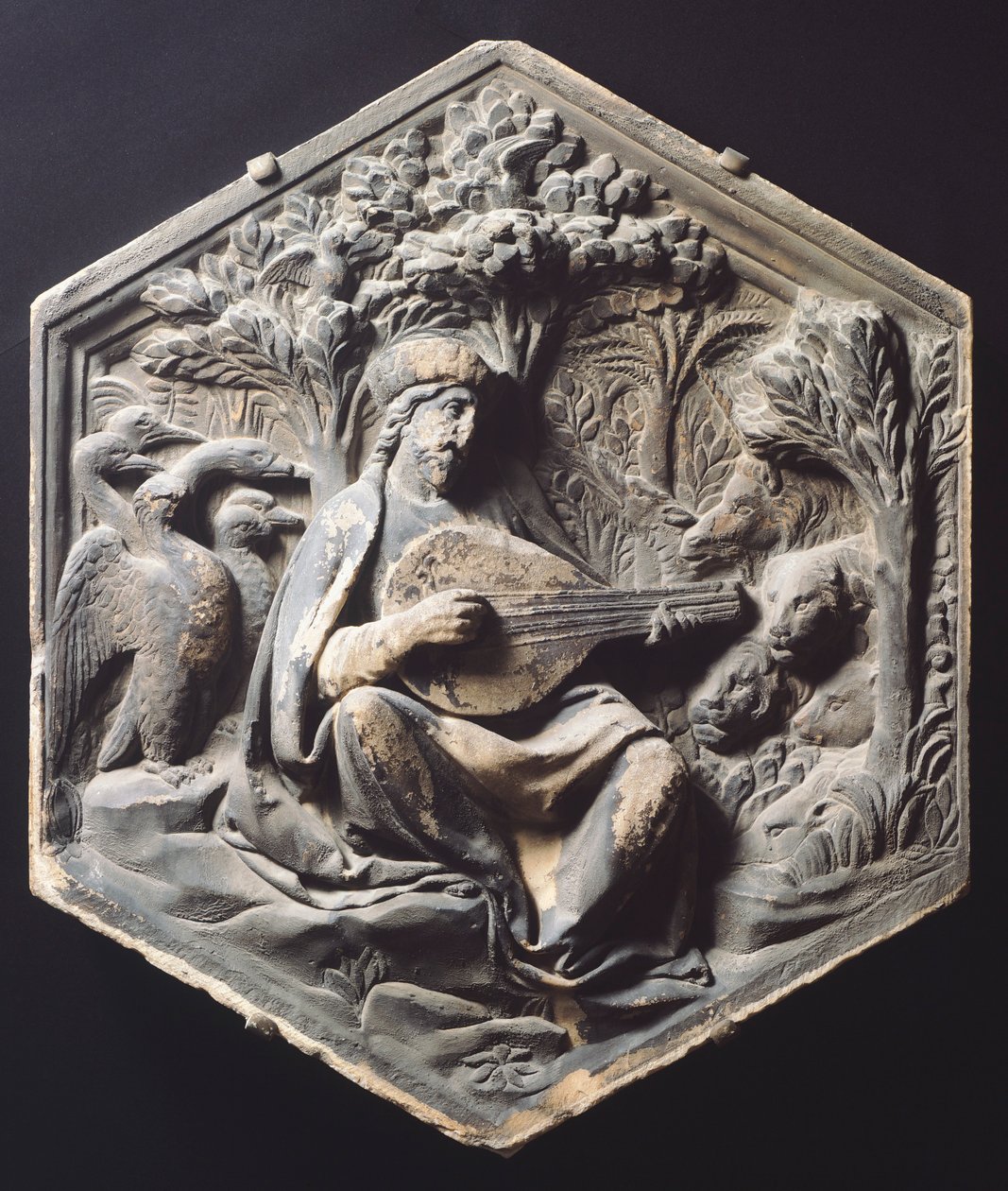 Música (Orpheus), de Luca della Robbia (ca. 1400-1482) de Luca Della Robbia