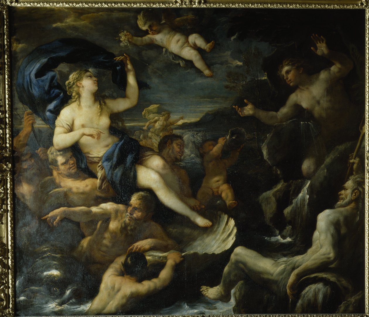 Acis e Galatea (óleo sobre tela) de Luca Giordano