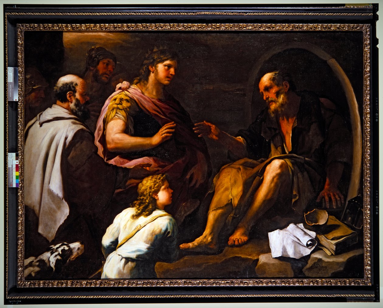 Alexandre e Diógenes (pintura) de Luca Giordano