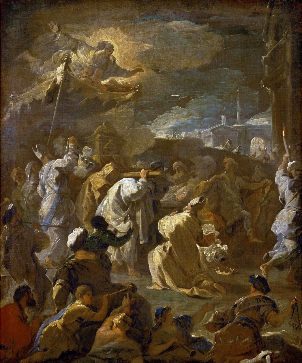 Barroco : Le roi David portant l