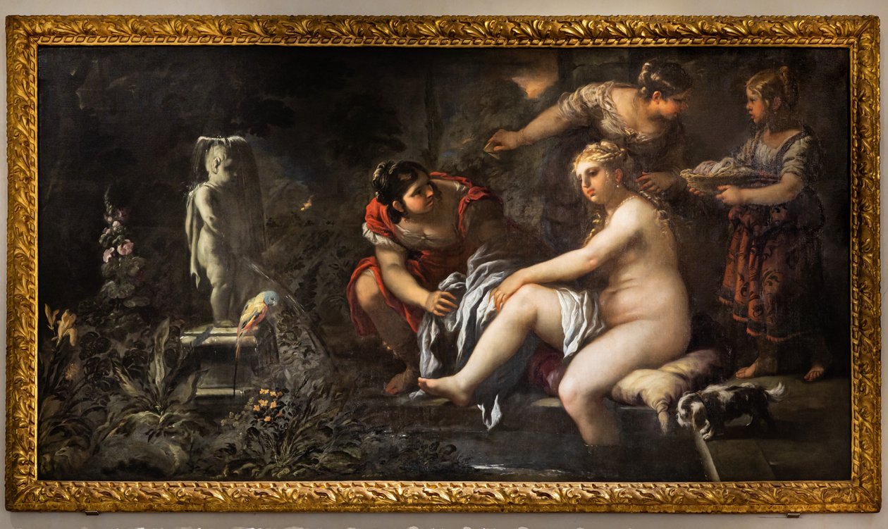 Bathsheba, segunda metade do século XVI (óleo sobre tela) de Luca Giordano