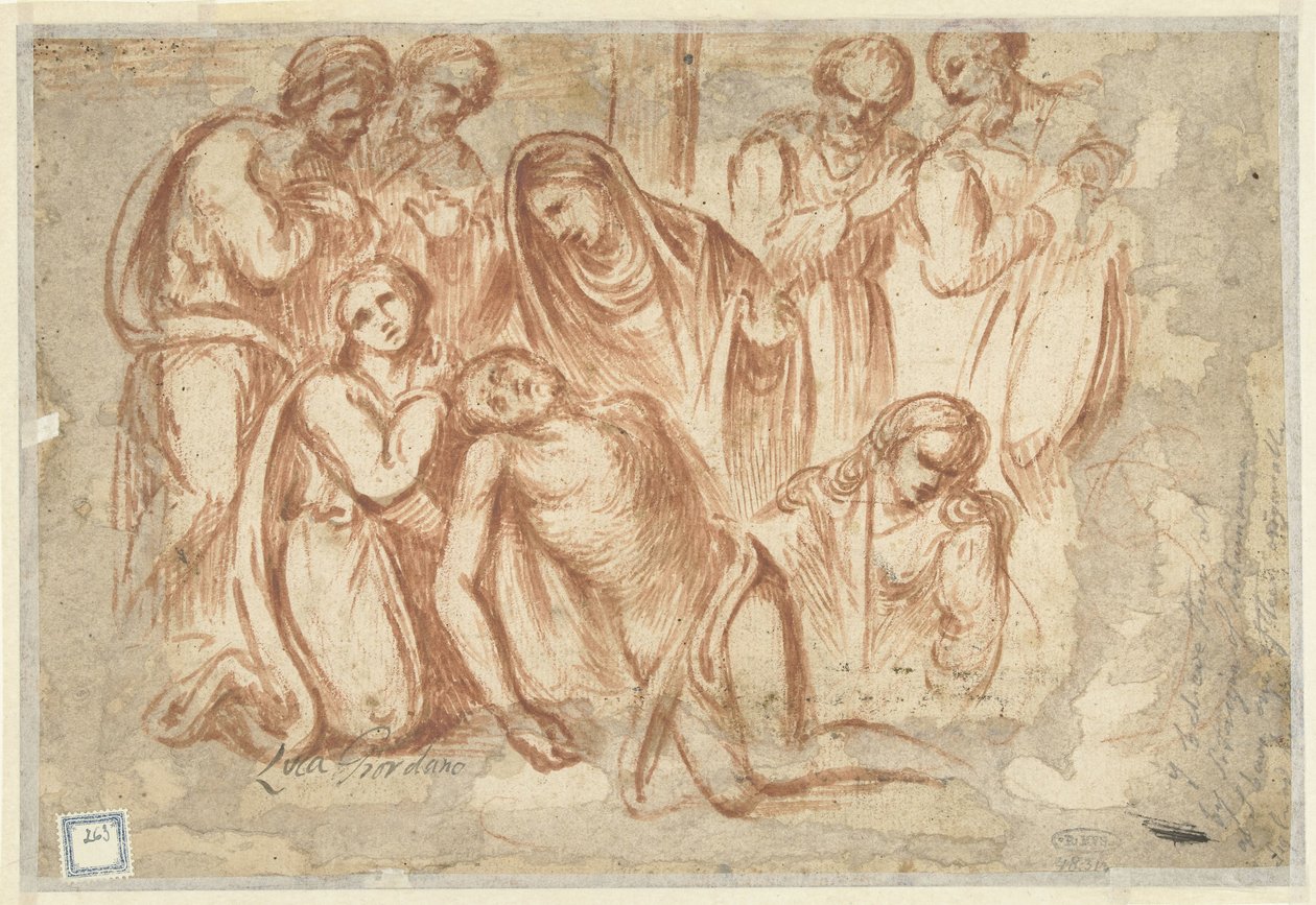 Lamentação de Cristo de Luca Giordano