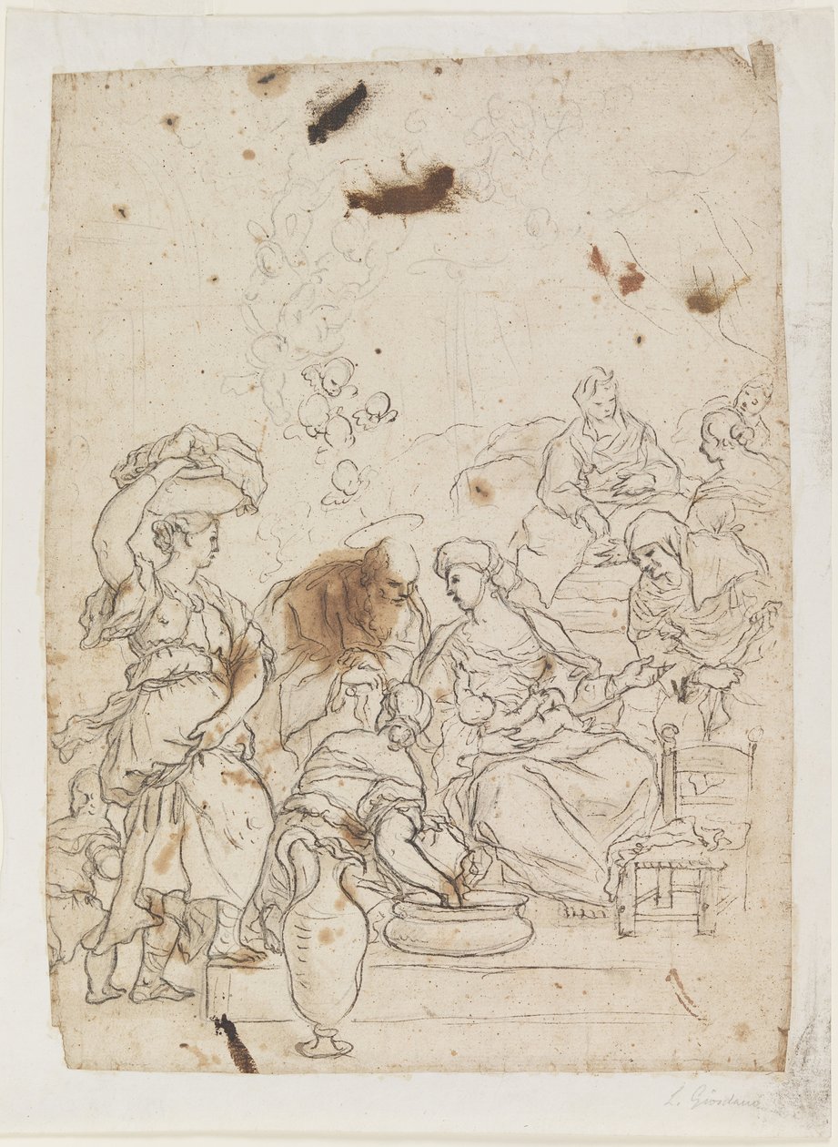 Nascimento da Virgem de Luca Giordano