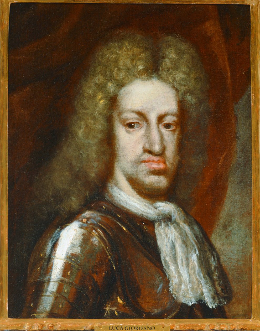 Carlos II, rei de Espanha, filho de Felipe IV ... de Luca Giordano