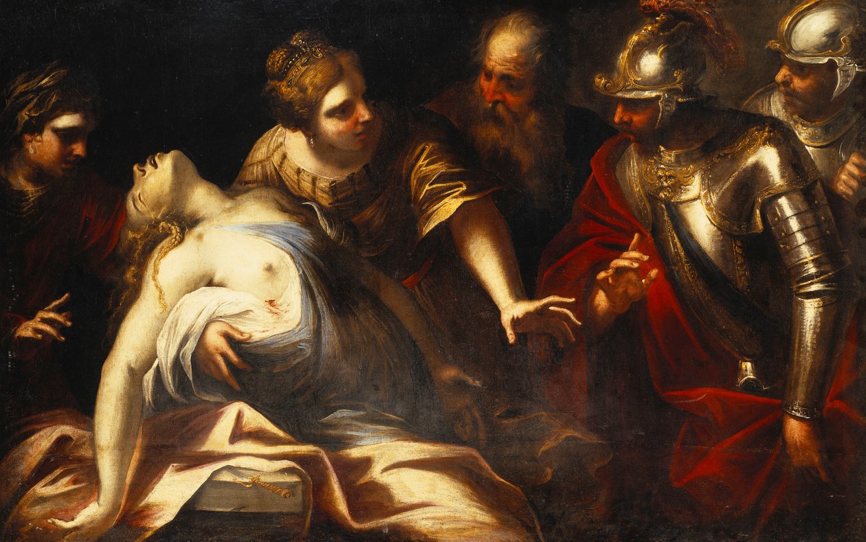 Morte de Lucretia, de Luca Giordano