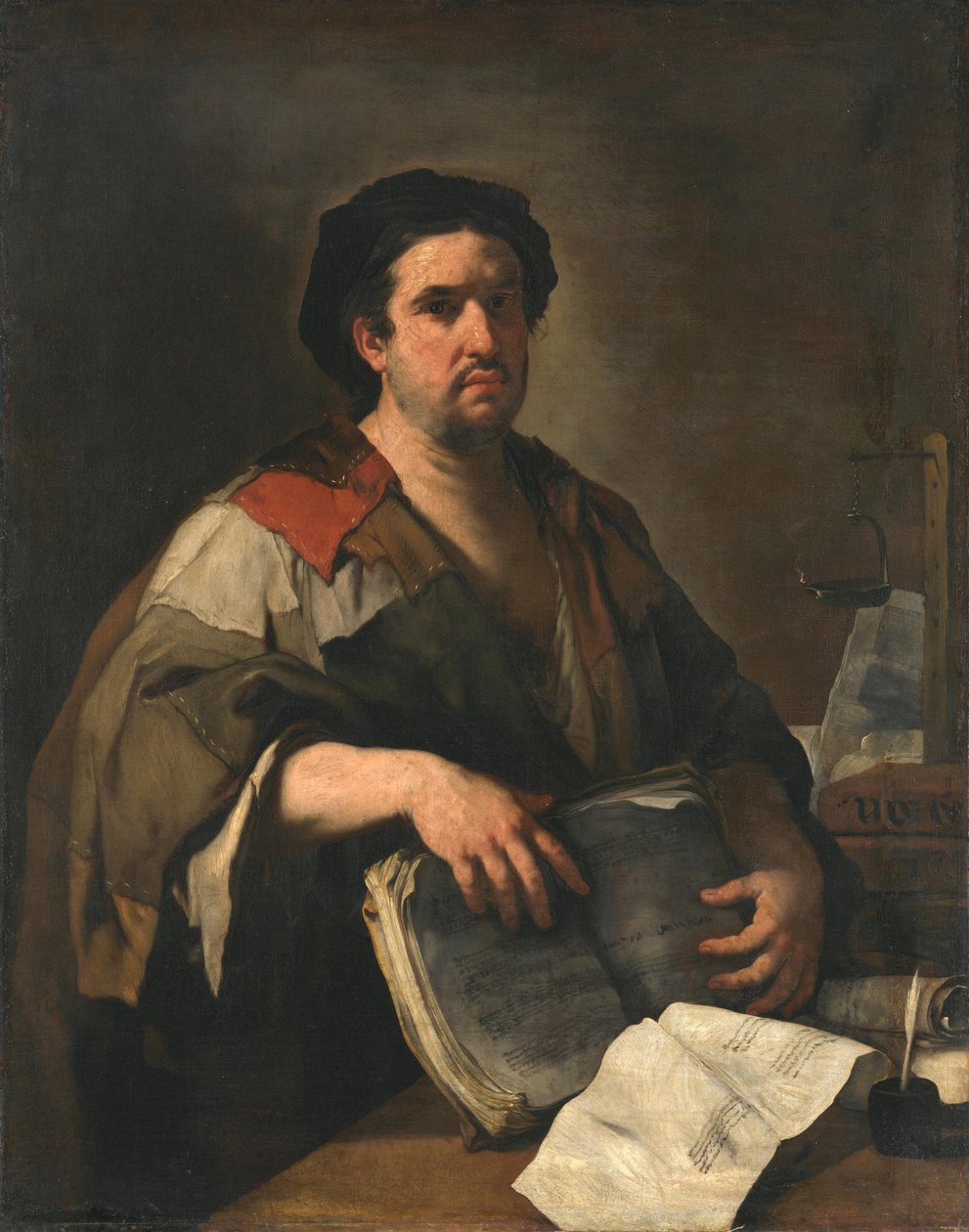 Um filósofo cínico de Luca Giordano