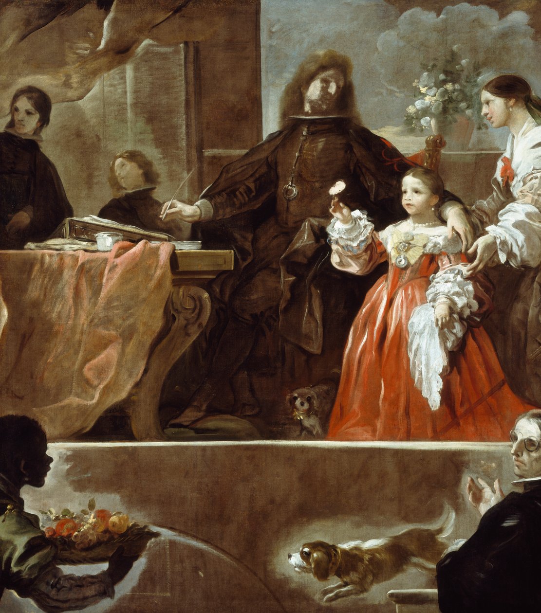 Homenagem a Velázquez pelo Conde de Santiesteban de Luca Giordano