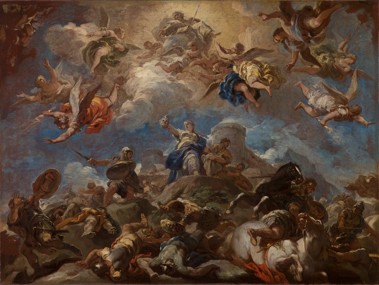 Judite Exibindo a Cabeça de Holofernes de Luca Giordano