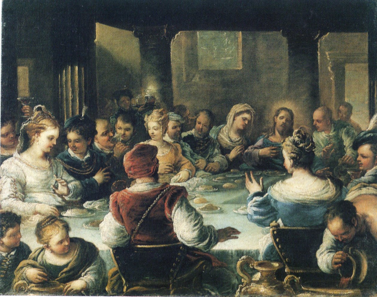 Casamento em Caná de Luca Giordano