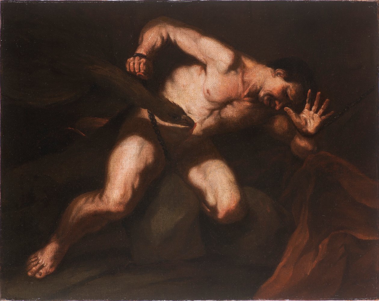 Prometeu, século XVII. de Luca Giordano