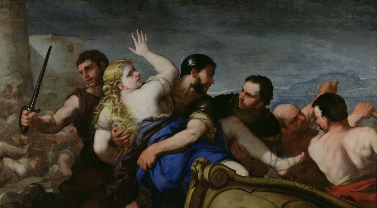 Rapto de Helena de Luca Giordano