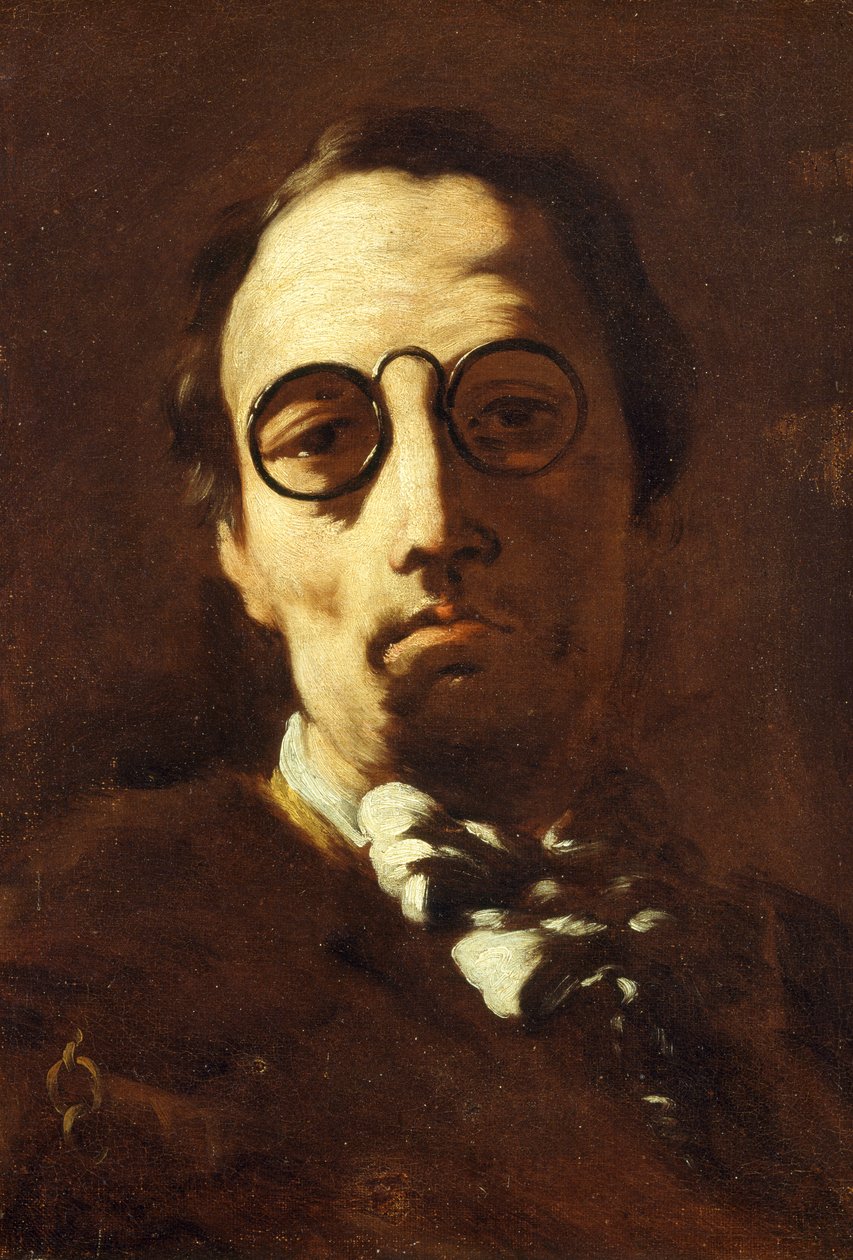 Auto-retrato, de Luca Giordano (1634-1705), óleo sobre tela, 46,8x35,3 cm de Luca Giordano