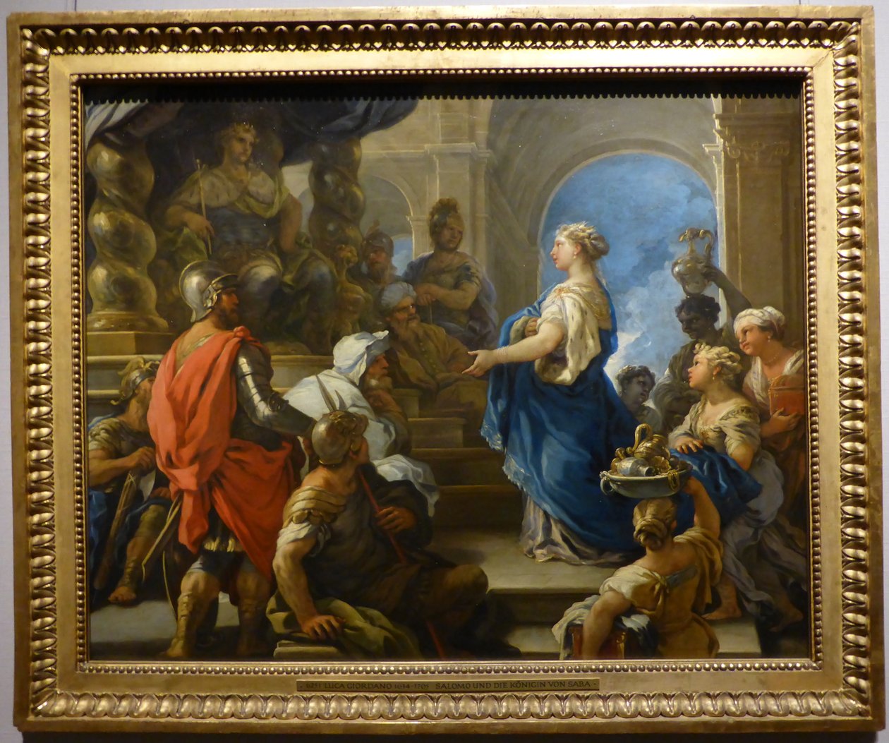 Salomo und die Königin von Saba de Luca Giordano