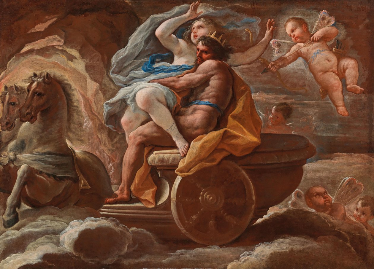 O rapto de Proserpina, ca 1689. de Luca Giordano