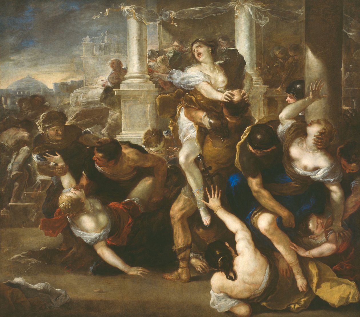 O Rapto das Mulheres Sabine de Luca Giordano