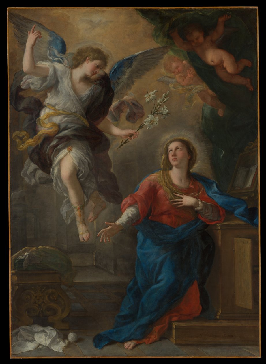 A Anunciação de Luca Giordano