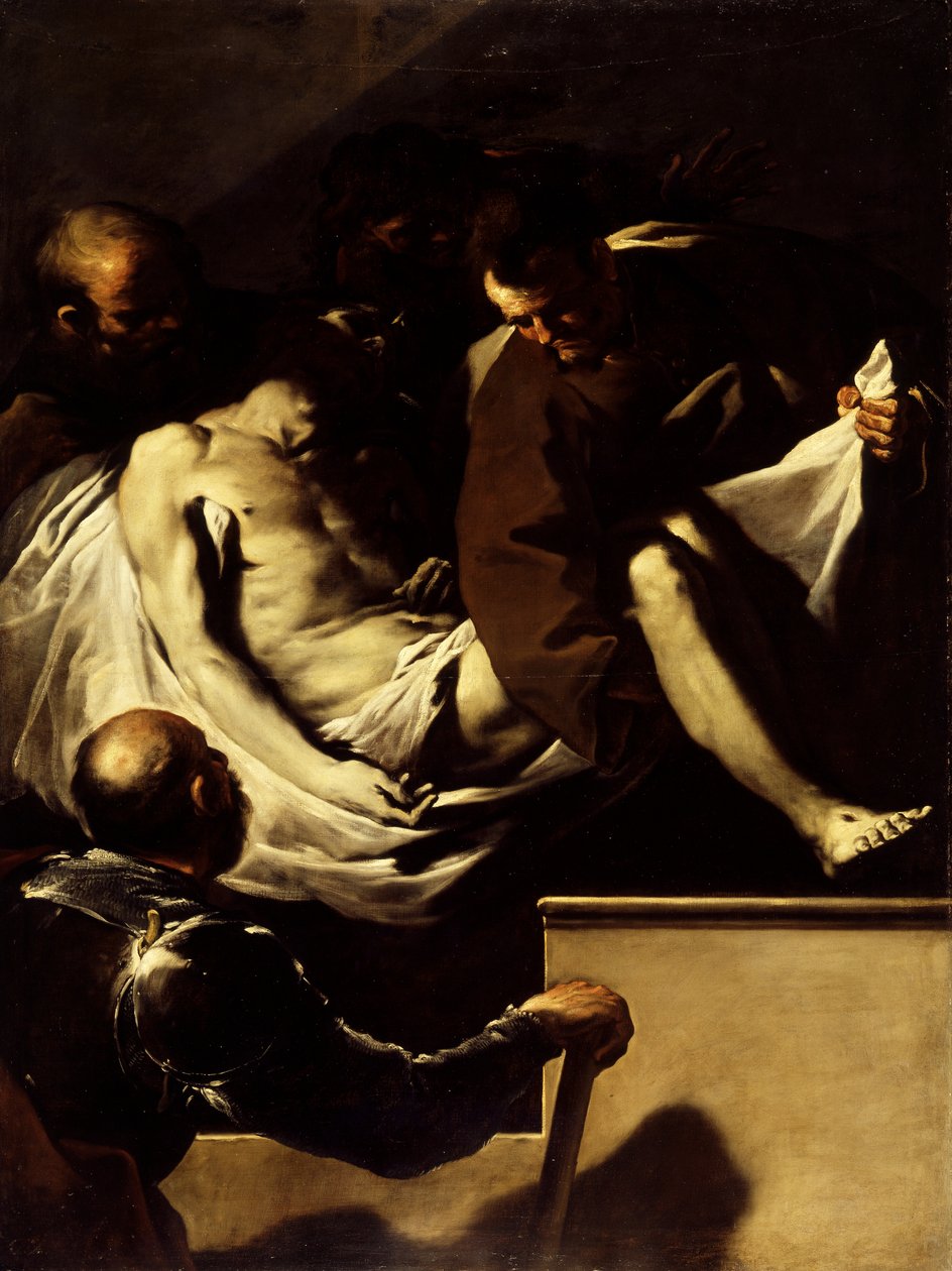 O sepultamento de Cristo, c.1659-60 de Luca Giordano