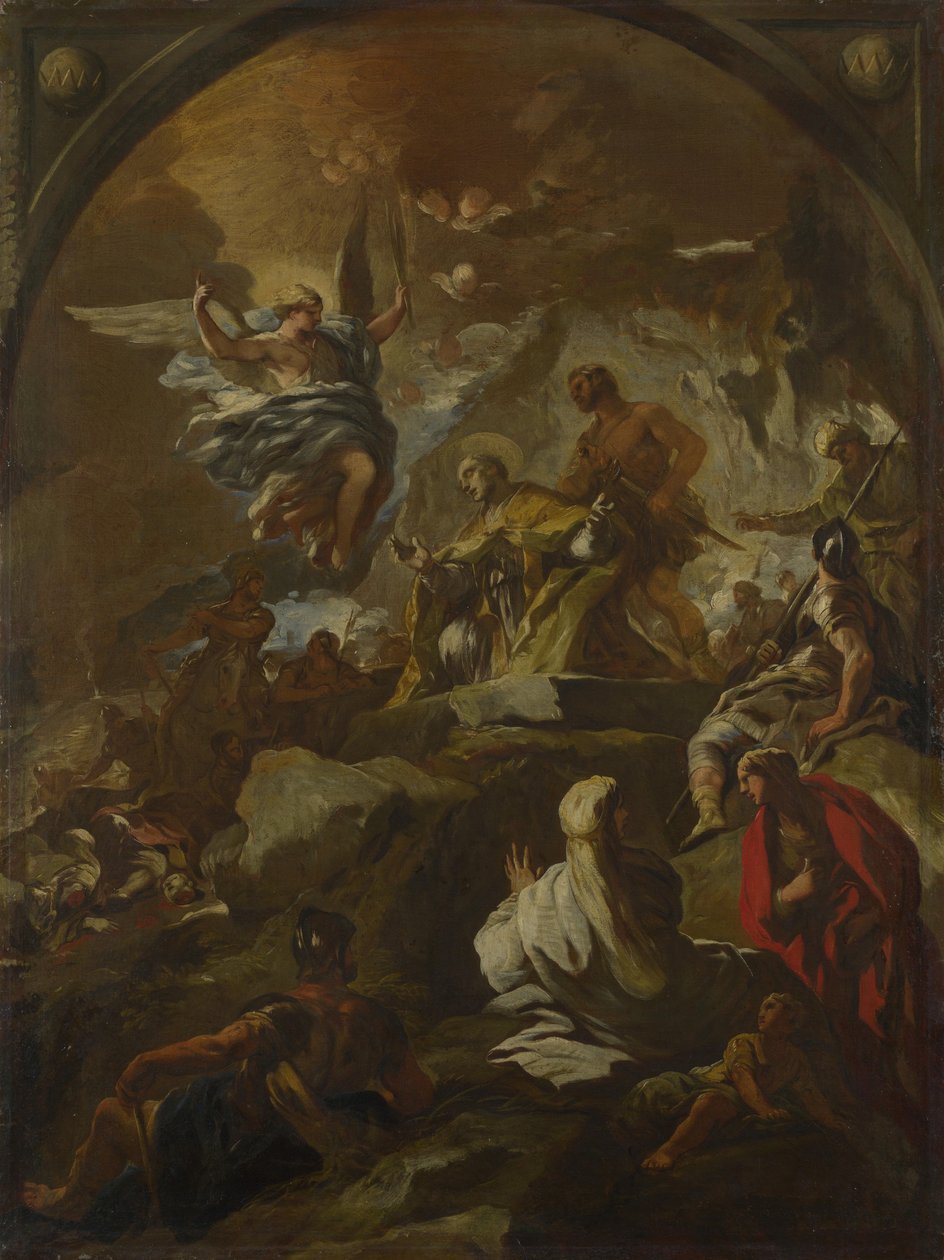 O martírio de São Januário, ca 1690. de Luca Giordano