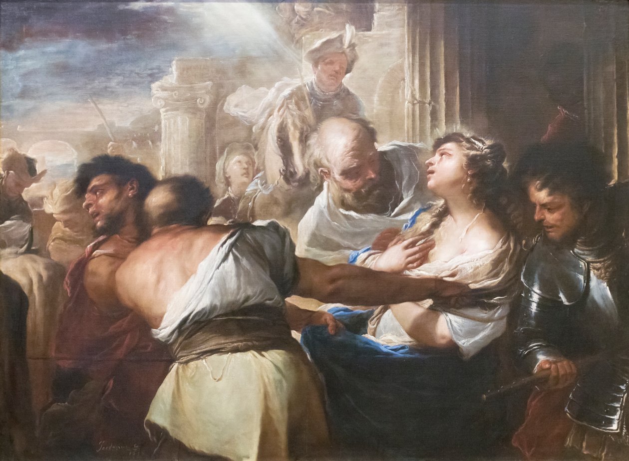 O martírio de Santa Lúcia de Luca Giordano