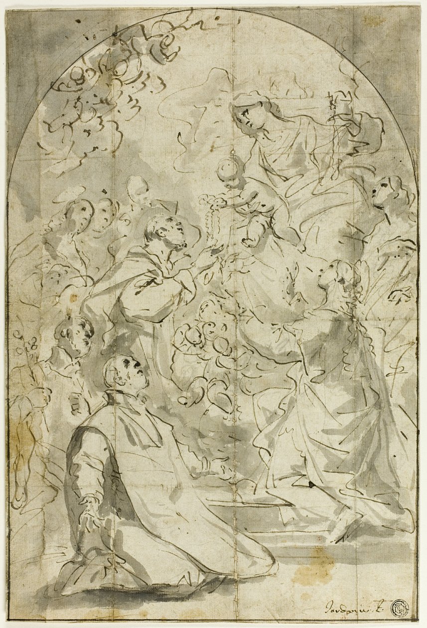 Visão de São Domingos de Luca Giordano