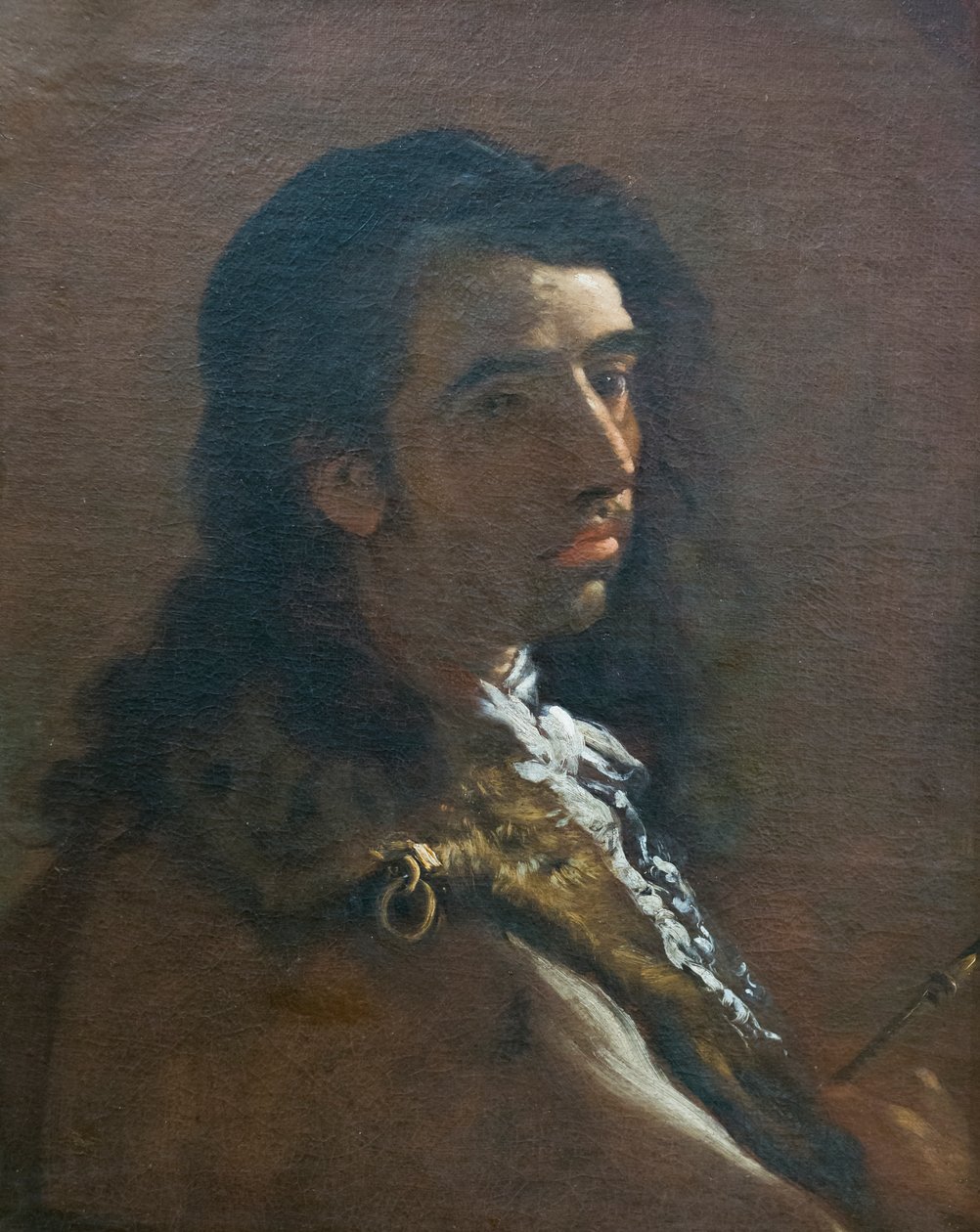 Auto-retrato juvenil (óleo sobre tela) de Luca Giordano