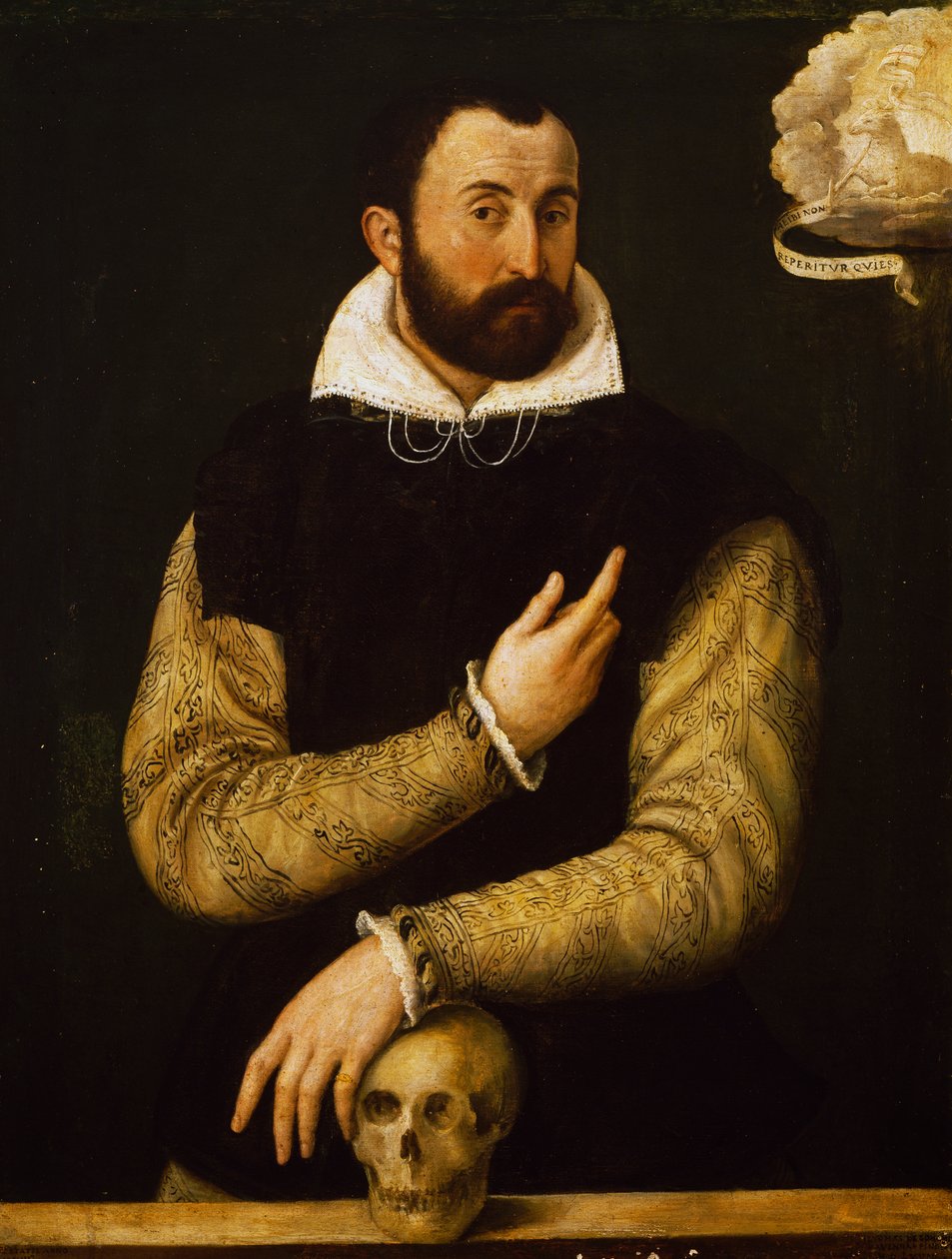 Retrato de Girolamo Rossi (óleo sobre tela) de Luca Longhi