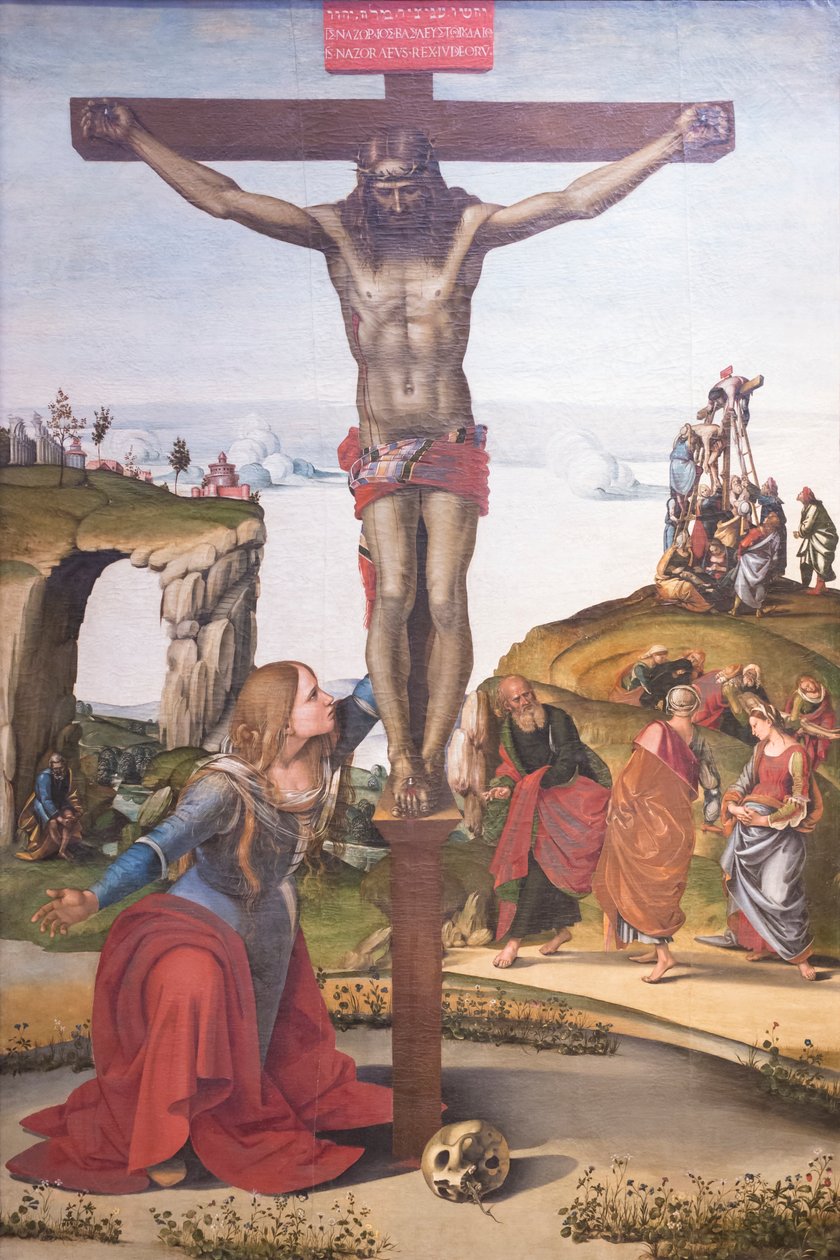 Crucificação com Maria Madalena de Luca Signorelli