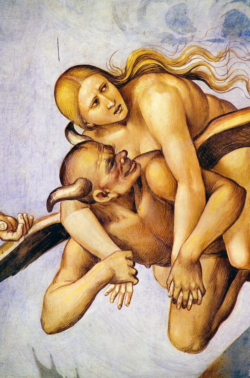 Malditos no inferno, do ciclo de afrescos do Juízo Final de Luca Signorelli