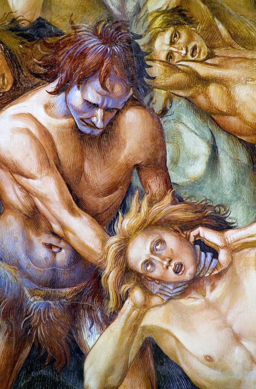 Malditos no inferno, do ciclo de afrescos do Juízo Final de Luca Signorelli